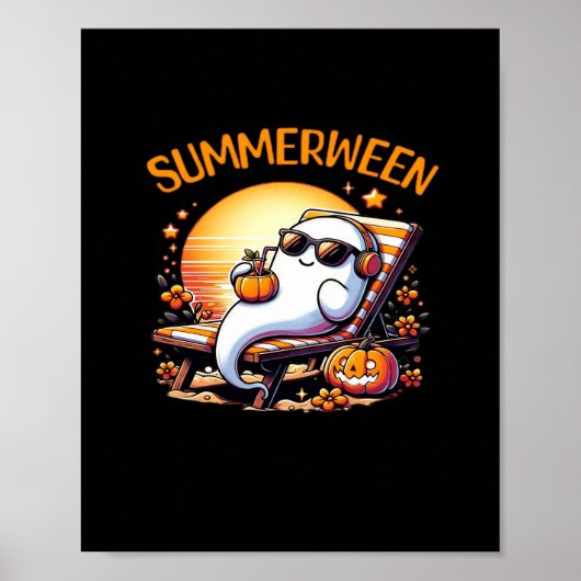 Summerween Schattige Spooky Summer Poster (Voorkant)
