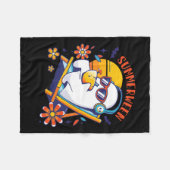 Summerween Schattige Spooky Zomer Geest Halloween  Fleece Deken (Voorkant (Horizontaal))