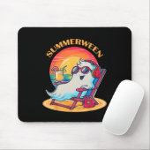 Summerween Schattige Spooky Zomer Geest Halloween  Muismat (Met muis)