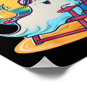 Summerween Schattige Spooky Zomer Geest Halloween  Poster (Hoek)