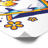 Summerween Schattige Spooky Zomer Geest Halloween  Poster (Hoek)