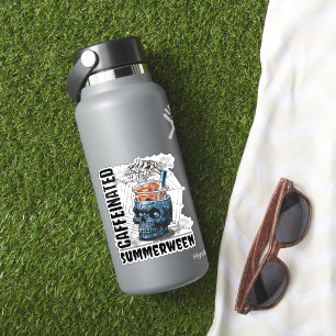Summerween Schedel Skelet Hand IJskoude Koffie Got Sticker