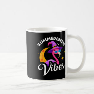 Summerween Sfeer Flamingo Zomer Halloween Vakantie Koffiemok