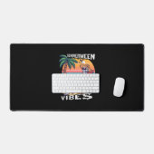 Summerween-sfeer Halloween-skelet Bureaumat (Keyboard & Muis)