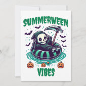 Summerween-sfeer – Ontspannen Reaper Kaart (Voorkant)