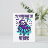 Summerween Sfeer – Reaper Relaxed Briefkaart (Staand voorkant)