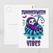 Summerween Sfeer – Reaper Relaxed Briefkaart (Voorkant / Achterkant)