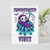 Summerween Sfeer – Reaper Relaxed Kaart (Staand voorkant)