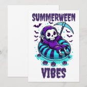 Summerween Sfeer – Reaper Relaxed Kaart (Voorkant / Achterkant)