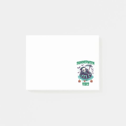 Summerween Sfeer – Reaper Relaxed Post-it® Notes (Voorkant)