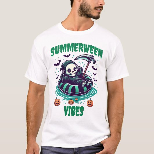 Summerween Sfeer – Reaper Relaxed T-shirt (Voorkant)