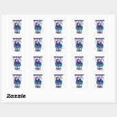 Summerween-sfeer – Reaper Relaxed Vierkante Sticker (Vel)