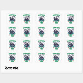 Summerween Sfeer – Reaper Relaxed Vierkante Sticker (Vel)