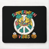 Summerween Skeleton Chill Out op het strand met Su Muismat (Voorkant)