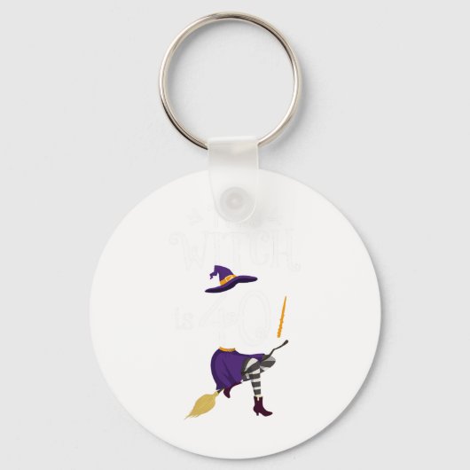 Summerween Skeleton Flamingo Halloween Summer Girl Sleutelhanger (Voorkant)