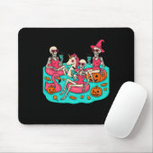 Summerween Skeleton Flamingo Wachten op Hall Muismat (Met muis)