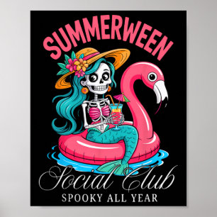 Summerween Social Club Griezelig het hele jaar doo Poster
