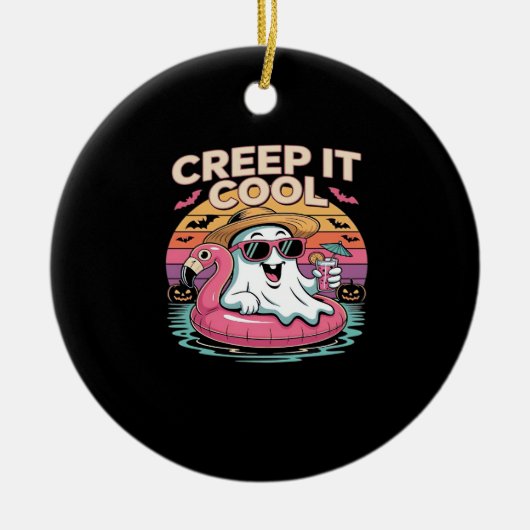 Summerween - Summerween Beach - Summerween Witch Keramisch Ornament (Voorkant)