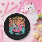 Summerween - Summerween Beach - Summerween Witch - Papieren Bordje (Feest)