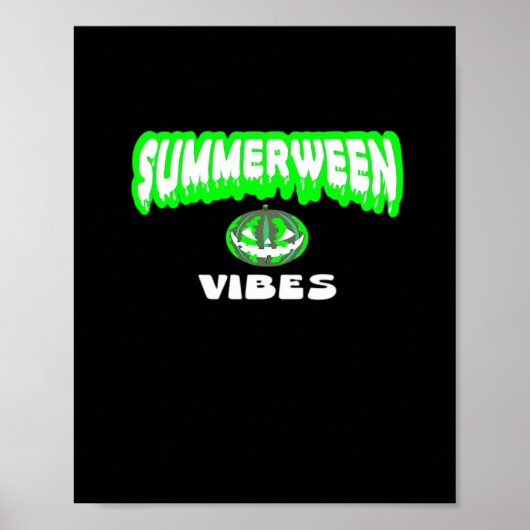 Summerween Vibes Classic Poster (Voorkant)