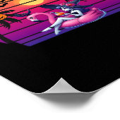Summerween Vibes Heks Flamingo Float, Heks Summer Poster (Hoek)