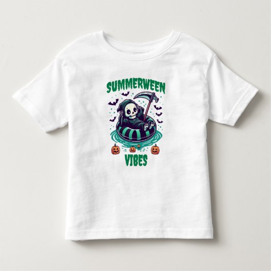 Summerween Vibes – Reaper Relaxed Kinder Shirts (Voorkant)