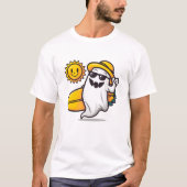 Summerween Vibes: Schattigee en Spooky Summer Ghos T-shirt (Voorkant)