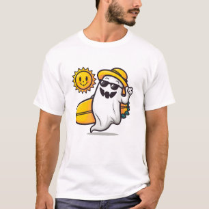 Summerween Vibes: Schattigee en Spooky Summer Ghos T-shirt