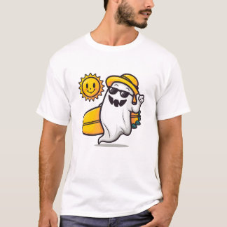 Summerween Vibes: Schattigee en Spooky Summer Ghos T-shirt