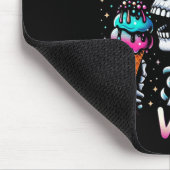 Summerween Vibes Skeleton Ice Cream Summer Hallowe Muismat (Hoek)