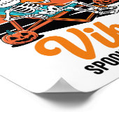 Summerween Vibes Spooky het hele jaar door Hallowe Poster (Hoek)