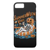 Summerween Vibes Spooky Summer Pumpkin Schattige Case-Mate iPhone Case (Achterkant)