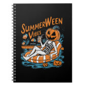 Summerween Vibes Spooky Summer Pumpkin Schattige Notitieboek (Voorkant)