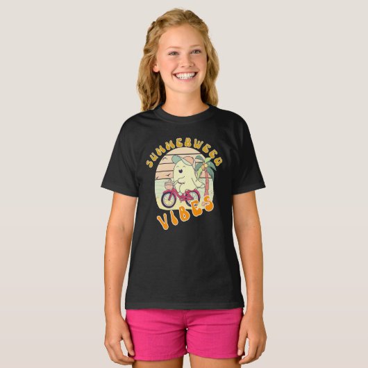 Summerween Vibes Spooky Summer T-shirt (Voorkant volledig)