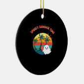 Summerween Vibes - Spooky Summer Time Classic Keramisch Ornament (Rechts)