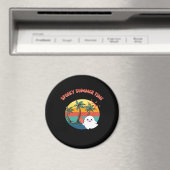 Summerween Vibes - Spooky Summer Time Classic Magneet (Insitu (Vaatwasser))