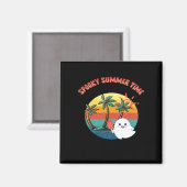 Summerween Vibes - Spooky Summer Time Classic Magneet (Voorkant / Achterkant)
