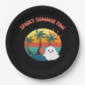 Summerween Vibes - Spooky Summer Time Classic Papieren Bordje (Voorkant)