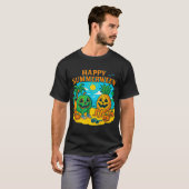 Summerween Watermeloen Ananas Strandstemming T-shirt (Voorkant volledig)