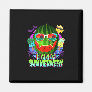 Summerween Watermeloen Jack O Lantern Magneet