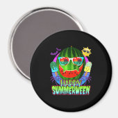 Summerween Watermeloen Jack O Lantern Magneet (Voorkant / Achterkant)