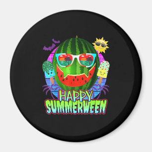 Summerween Watermeloen Jack O Lantern Magneet