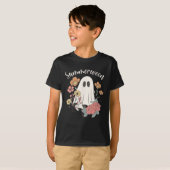 Summerween Wilde Bloem Grappige Geest Spokerig Sei T-shirt (Voorkant volledig)