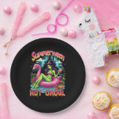 Summerween Witch Vibes Vacation Halloween Funny Pa Papieren Bordje (Feest)