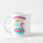 Summerween Zeemeermin Skelet Halloween Flamingo Su Koffiemok (Links)