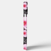 Summery Bright Pastel Roze Hibiscus Floral Pattern Case-Mate iPhone Case (Achterkant / Rechts)