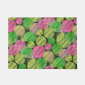 Summery Bubbles in Groen en Roze Doormat Deurmat (Voorkant)