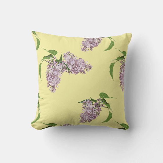 Summery Lilacs Pillow Kussen (Voorkant)