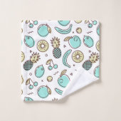 Summery Line Trekking van het fruitpatroon Bad Handdoek (Wasdoekje)