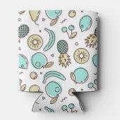 Summery Line Trekking van het fruitpatroon Blikjeskoeler (Achterkant)